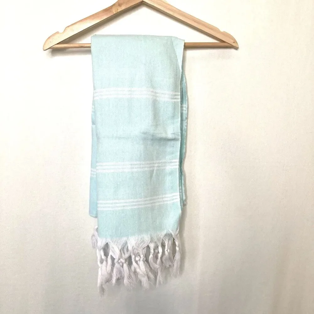 Ella Lou Bliss Organic Turkish Beach Towel 100% Organic Cotton Hand- Loomed NEW
